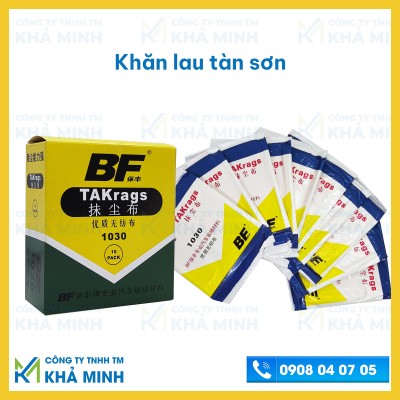 Khăn lau bụi sơn, tàn sơn cho xe, giẻ dính BF