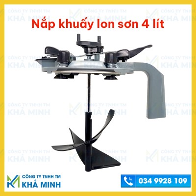 Nắp đậy cho máy khuấy sơn, nắp trộn sơn dùng cho lon sơn 4 lít