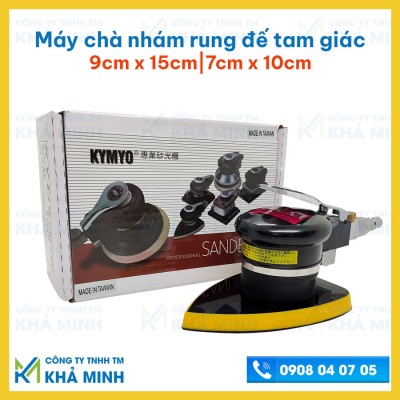 Máy chà nhám đế tam giác cao cấp Kymyo sử dụng khí nén (Có bảo hành)