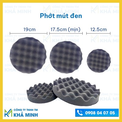 Phớt mút đen đánh bóng ô tô