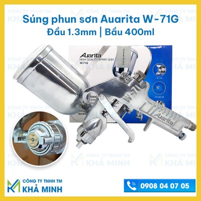 Súng phun sơn khí nén, súng phun sơn cầm tay Auarita W-71G