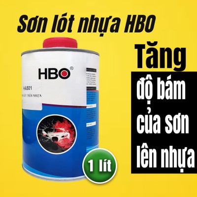 Sơn lót nhựa HBO 1K trong suốt giúp tăng cường độ bám của sơn trên nhựa, tránh hiện tượng bong tróc sơn