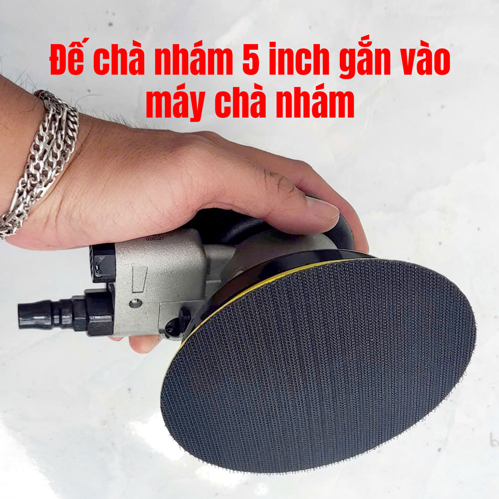 Đế chà nhám gắn vào máy hơi