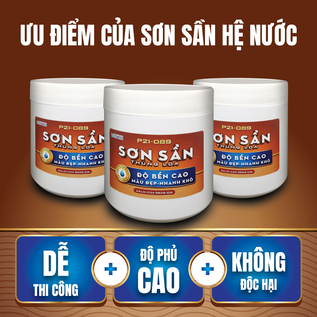 Sơn lăn tạo sần hệ nước P21-089