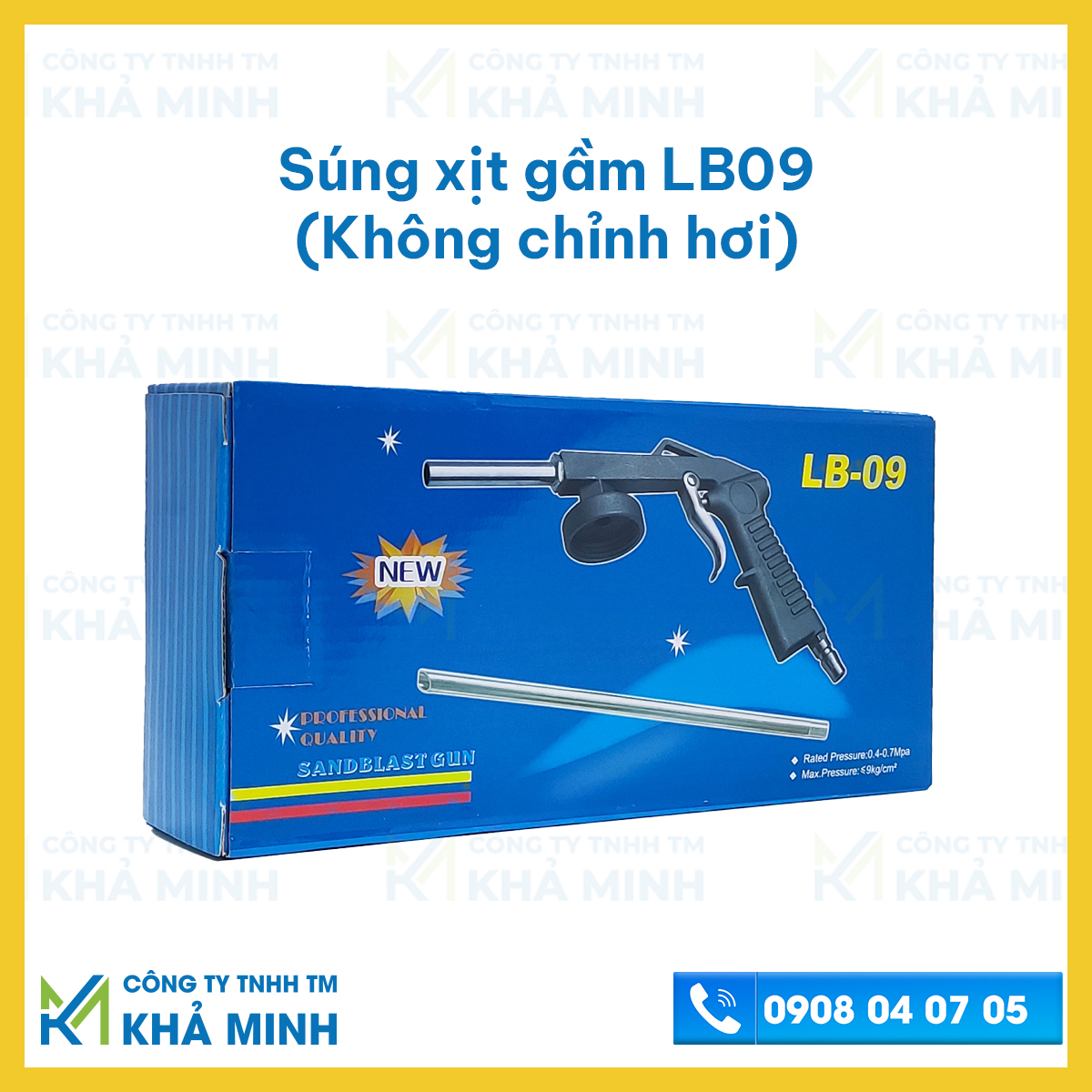 Súng phun sơn phủ gầm không chỉnh hơi