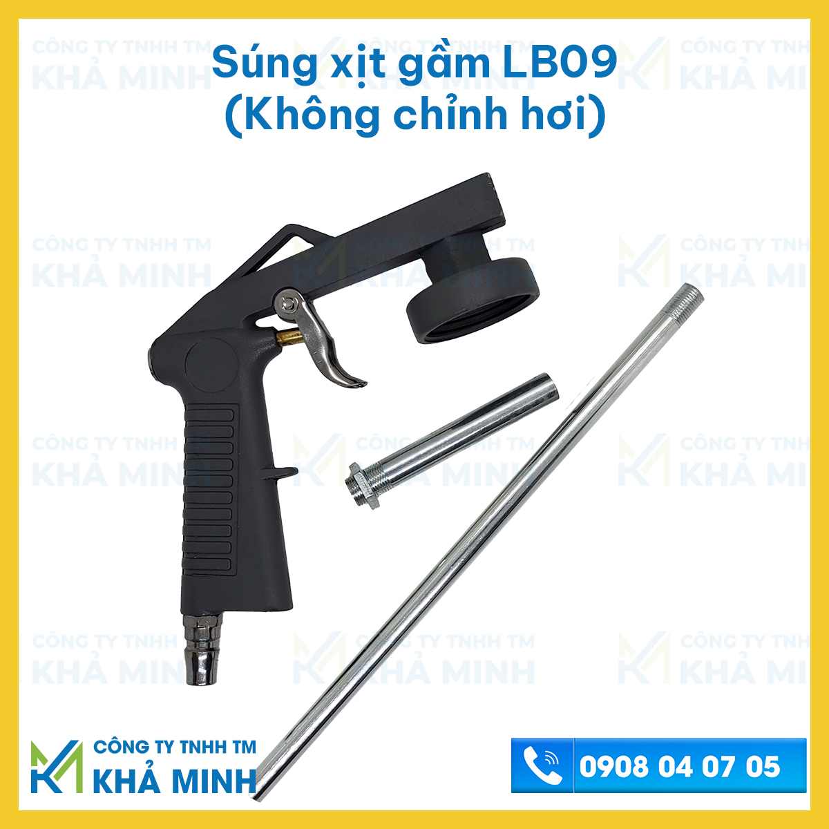 Súng phun sơn phủ gầm không chỉnh hơi 2